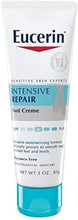 Eucerin Intensive Repair Light Feel Foot Creme 3 Ounce (Pack of 3)