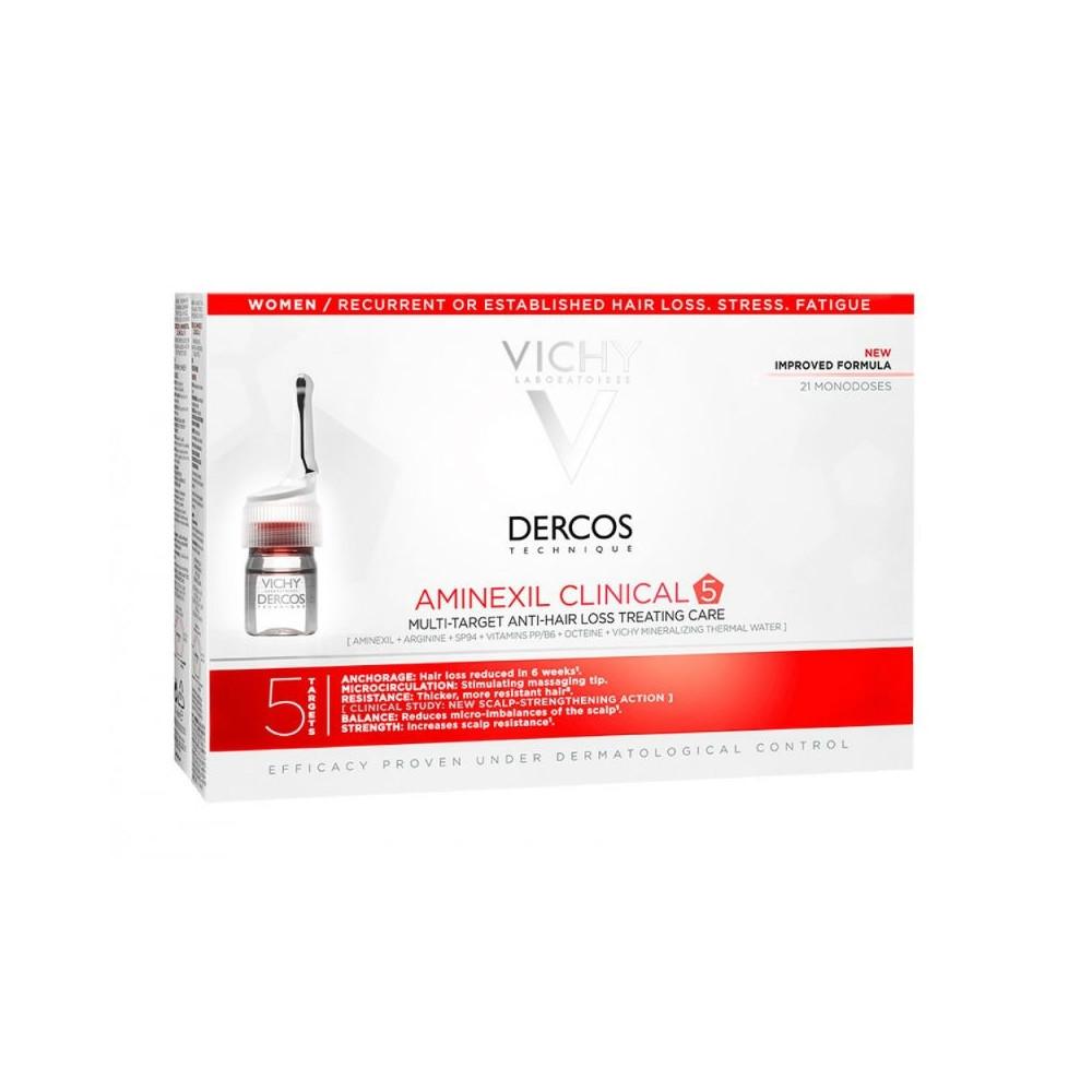 Vichy Dercos Aminexil Clinical 5 for Women 21 monodoses