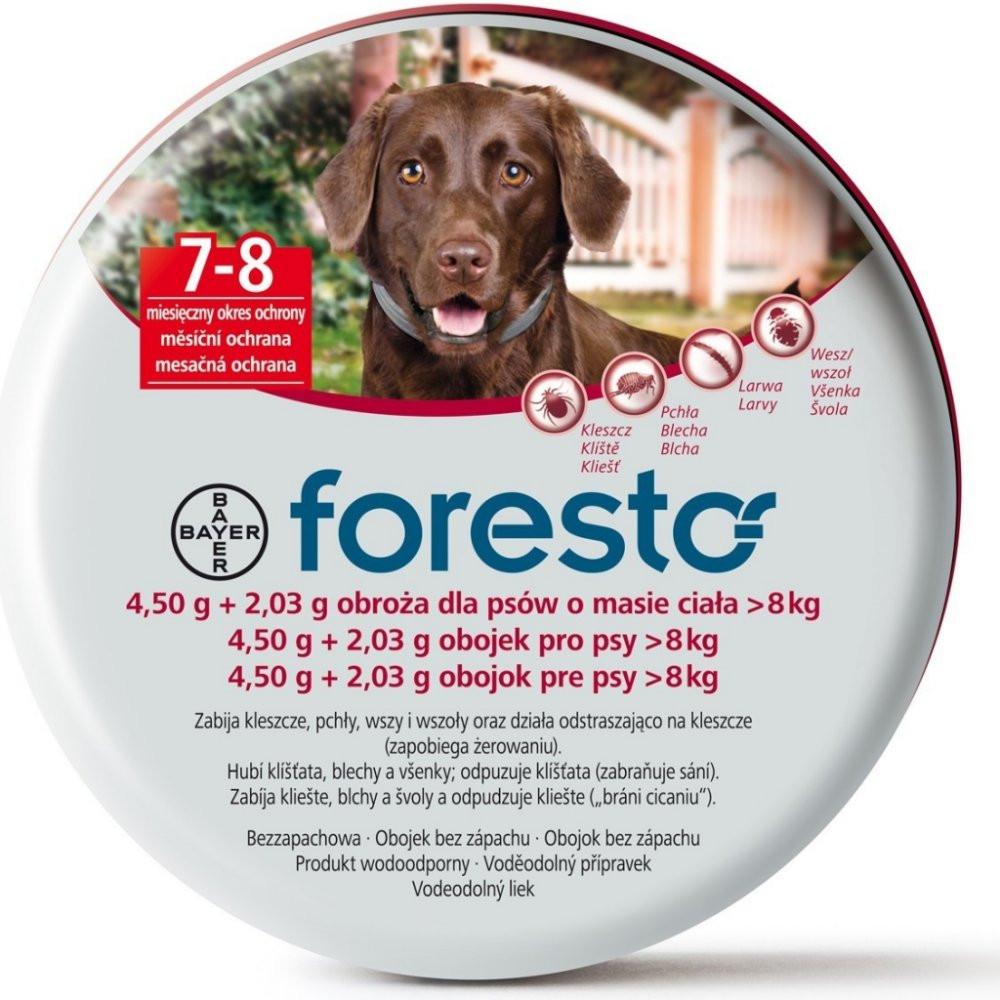 Bayer Foresto Flea & Tick Collar for Large Dogs above18 lbs (8kg)