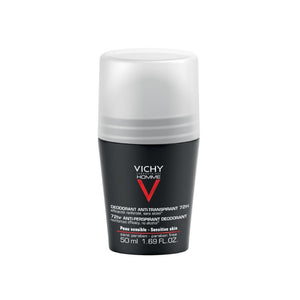 Vichy Homme Deodorant Antiperspirant For Men 72 Hours Roll-on 1.7 fl oz