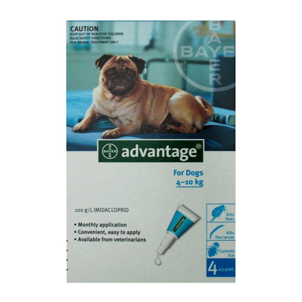 Advantage Medium Dogs 11 - 20 Lbs - 4 Doses