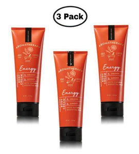Lot of Bath & Body Works Aromatherapy Orange Ginger Energy Body Cream 8 Oz Each
