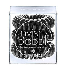 lnvisibobble Power Traceless Hair Ring, Crystal Clear, Hair Coils, Coil Hair Ties- 3pcs