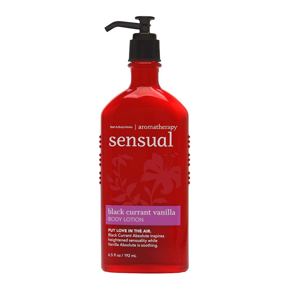 Lot of 3 Bath & Body Works Aromatherapy Sensual Black Currant Vanilla Body Lotion