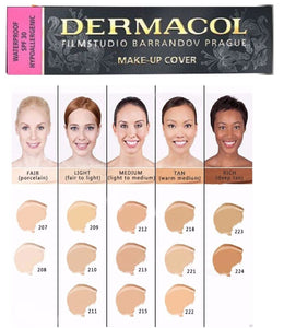 Dermacol Make-up Cover - Waterproof Hypoallergenic Foundation 30g 100% Original Guaranteed (223)