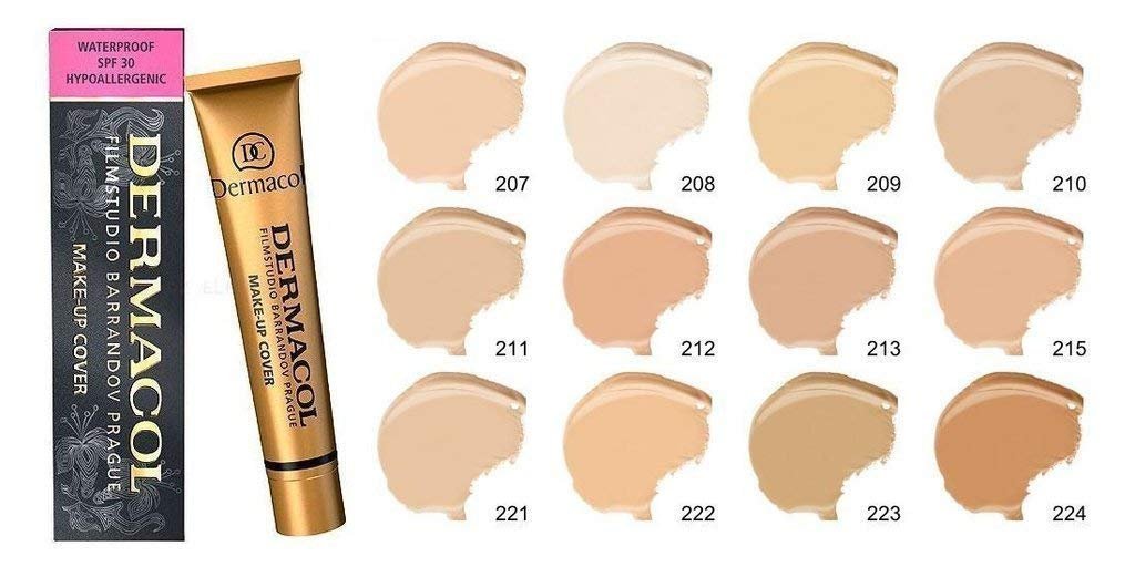 Dermacol Make-up Cover - Waterproof Hypoallergenic Foundation 30g 100% Original Guaranteed from Authorized Stockists (213)