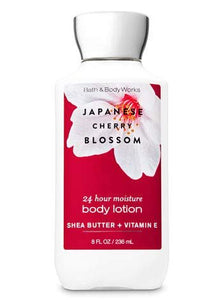 Bath & Body Works Japanese Cherry Blossom Signature Collection Body Lotion 8 fl oz (236 ml) - New Formula (2 Pack)