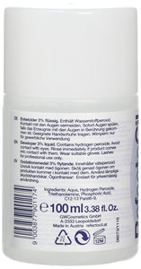 REFECTOCIL COLOR KIT- Natural Brown Cream Hair Dye+ Liquid Oxidant 3% 3.38 oz + Mixing Brush + Mixing Dish