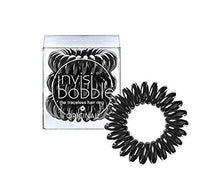 lnvisibobble Power Traceless Hair Ring, Crystal Clear, Hair Coils, Coil Hair Ties- 3pcs