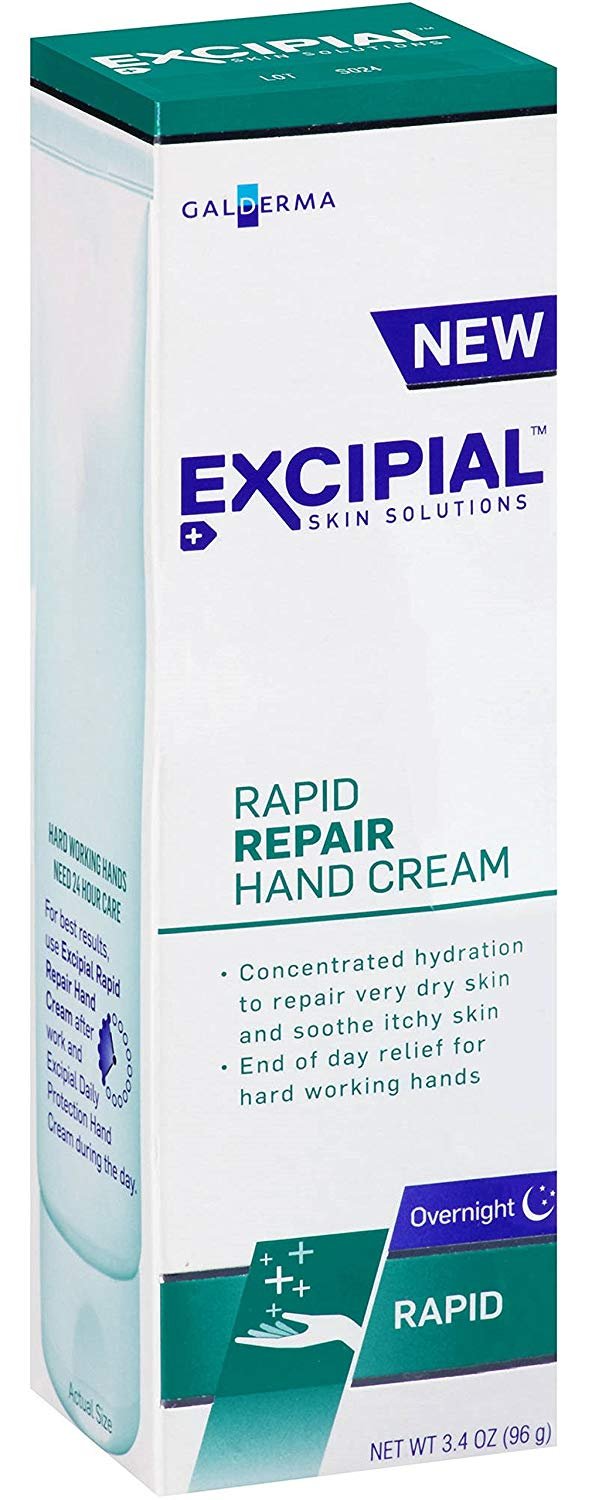 Excipial Skin Solutions Rapid Repair Hand Cream, 3.4 oz - 2pc