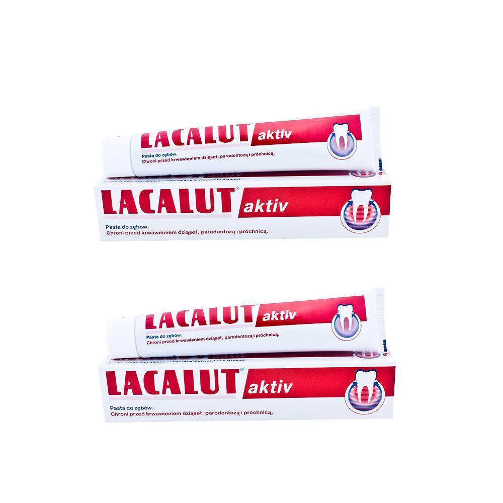 Lacalut Activ Medical Toothpaste 5 fl oz (2 x 2.5 fl oz)