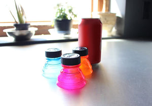 Snap Capp Re-closable Can Lid, Assorted Colors, Set of 4