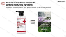[Pack of 2] [Dr.BELLCA] Premium Hand Sanitizer Gel, Citrus Scent [Ethanol 70%], 500 ml (16.9 fl.oz) - Kills 99.9% of Germs Cleanliness and Moisturizing Your Hands [FDA Registered - NDC#: 70889-800-01]